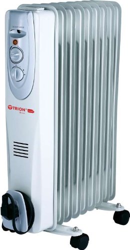 Öl Radiator, 9 Rippen Heizung, Ölradiator, 3 Heizstufen 1500 Watt, Standheizung mit Rollen und Thermostat, Wartungsfrei, Energiesparend, NEU + OVP