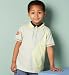 Mini Boys Pure Cotton Double Collar Semi Stripe Polo Shirt