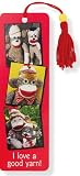 Sock Monkeys Beaded Bookmark