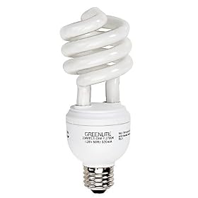 Greenlite Dimmable CF 23W Warm Glow Spiral Fluorescent Lightbulb