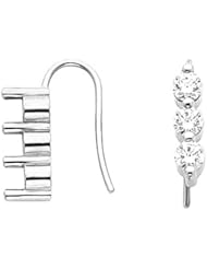 14K White Gold Diamond Earrings - 0.50 Ct. -- LIFETIME WARRANTY