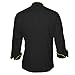 10oz apparel Long Sleeve Black Chef Coat with Gold Piping L