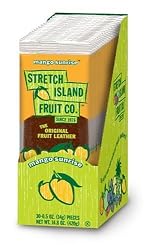 Stretch Island Original Fruit Leather, Mango, 30 -  0.5-Ounce Bars Per Box