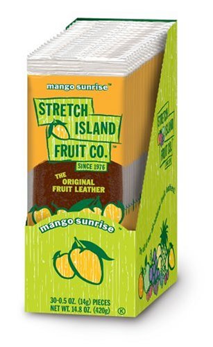 Stretch Island Fruit Leather, Mango Sunrise, 0.5-Ounce Fruit Strips (Pack of 60)