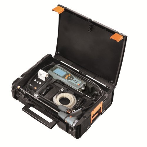 Testo 3271 flue gas analyser advanced kit with printer differential pressure & temperature set
