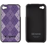 Speck Products Fitted Case for iPhone 4 (Purple Argyle)