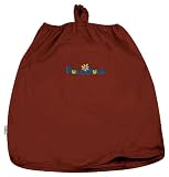 FuzziBunz In and Out Mess Free Hanging Diaper with Zipper Laundry Bag, Choco Truffle