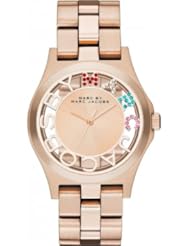 Marc by Marc Jacobs MBM3264 Ladies Rose Gold Henry Skeleton Watch