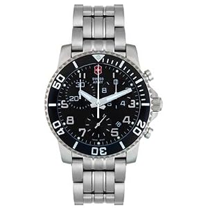 Swiss Army watch, Black dial, Titanium, Triple-fold safety clasp, this Swiss Army watch has, Quartz, Sapphire crystal, 11 mm, 100 Meteras, 42mm, Titanium, 3 years warranty, Luminous Hands and Hour Markers