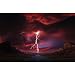 Lightning Highway, Photography Poster Print, 24 by 36-Inch