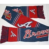 Atlanta Braves Team Stripe Knit Scarf