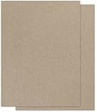 Brown Bag Paper - KRAFT - 8.5 x 11 - 65lb COVER - 100 PK