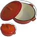 Cajun Cookware Enamel Coated Cast Iron 2 Qt Dutch Oven