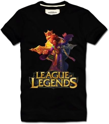 Vogue Gallery League of Legends Zilean Short Sleeve T-shirt,Black,L