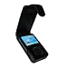 iGadgitz Black Leather Case Cover for SanDisk Sansa Fuze 2GB, 4GB & 6GB