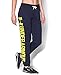 Under Armour Womens UA Favorite Fleece Word Mark Boyfriend Pant Medium BLUE KNIGHT