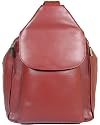 New girls/ladies gorgeous Visconti dark red soft leather backpack bag style 18357A
