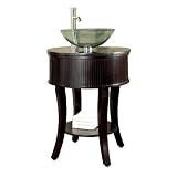 Avanity Hemet-VS25-DW 25-Inch Vanity Set, Dark Walnut