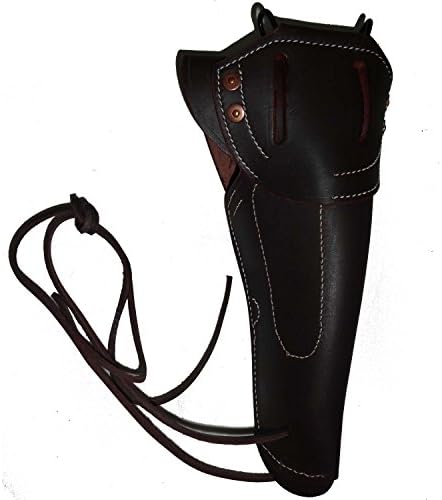 WWII US .45 Hip Holster M1916 Colt 1911 Holster Embossed US - Replica Dark Brown (LEFT HANDED)