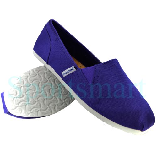 Unsung Hero Canvas PlimSolls Slip On Pumps Trainers Mens Size 7 UK - Royal