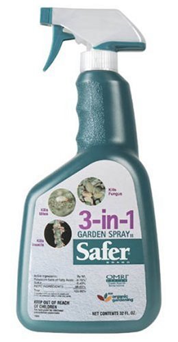 Safer Brand 3-In-1 Insect Control Organic Garden Spray - 32 oz #5452