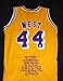 Jerry West Signed Basketball - (Stat Jersey