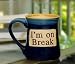 Tumbleweed 'I'm On Break' Ceramic 20 ounce Coffee Mug
