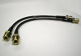 Agency Power Front Steel Braided Brake Line Porsche 993/964 91-98