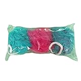 Eco-friendly Mesh Bath & Shower Sponges (3-pack) of Large (70 Gram) Recyclable Poufs Exfoliating to Silky Soft Skin Bio-degradable Loofa-loofah-loufa-luffa-pouf-puff By á la paix