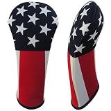 AMERICAN FLAG THEME DESIGN DRIVER HEAD COVER