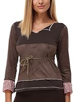 IAN MOSH Camiseta Manga Larga Jannu (Marrón)