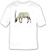 T-shirt with Arabian, endangered, captivity, mammal, African, oryxe, zoo, oryx, antelope, animal, species, horns