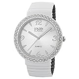 Golden Classic Womens 2210-White Rhinestone Bo