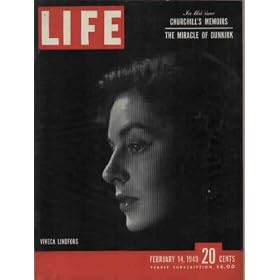 "Viveca Lindfors, Swedish/American stage and film actress" ..... 1949 LIFE Magazine Cover, A2098 *** THIS IS A COVER ONLY / NOT A MAGAZINE ***
