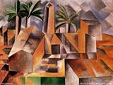 12X16 inch Picasso Pablo Factory at Horla 1909 Canvas Art Repro