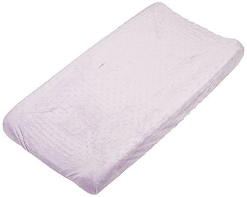 Rumble Tuff  Minky Dot Changing Pad Cover, Lavender,Compact