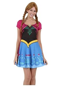 Womens I am Anna Frozen Costume Dress X-Small/Small