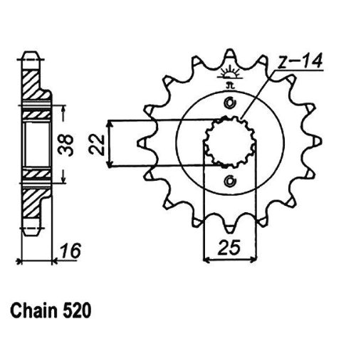 JT Sprockets JTF736.15