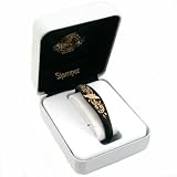 Stamper Black Hills Gold Rose Flower Bangle Bracelet
