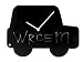 Kitchen & Housewares : Wall clock Chalkboard Car