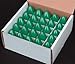 Novelty Lights Ceramic Christmas Replacement Bulbs - Outdoor Individual Bulbs for Events, Holiday Parties, Patios, and More - C7/E12 Candelabra Base, 5 Watt Lights (Green, 25 Pack)