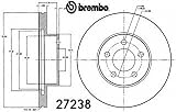 Brembo 27238 Front Disc Brake Rotor