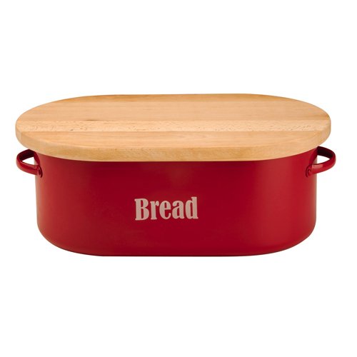 Typhoon 39056 Red Bread Board with Lid