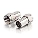 C2G/Cables to Go 41084 RG6 Hex Crimp F-Type Connector Multipack (20 Pack) TAA Compliant