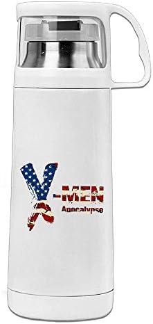 VOLTE HOT Movie &amp; Flag Portable Stainless Steel Vacuum Cup Perfect For Tennis Keep Water Warm Or Cold 8 Hours 14 Ounces