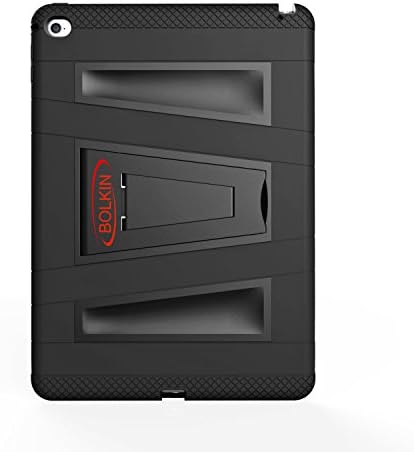 Bolkin® Hybrid Armor Series Shockproof Case Cover & Stand for Apple Ipad Air (Black)