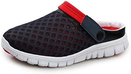 Laopengyou Fashion Unisex Men's Women's Summer Breathable Mesh Net Cloth Slippers Beach Sandals Anti-Slip Casual Shoes Red41 M EU/8 B(M) US Comfortable material.