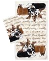 WELSH CORGI Dogs Puppies Set of 2 Dish KITCHEN TOWELS Gift