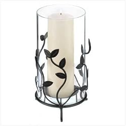Large Laurel Branch Candle Lantern