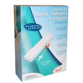On the Go Sharps Transport & Disposal (6 Units in Box)